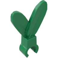 Lego dvě péra s úchytem, zelená (4113257)